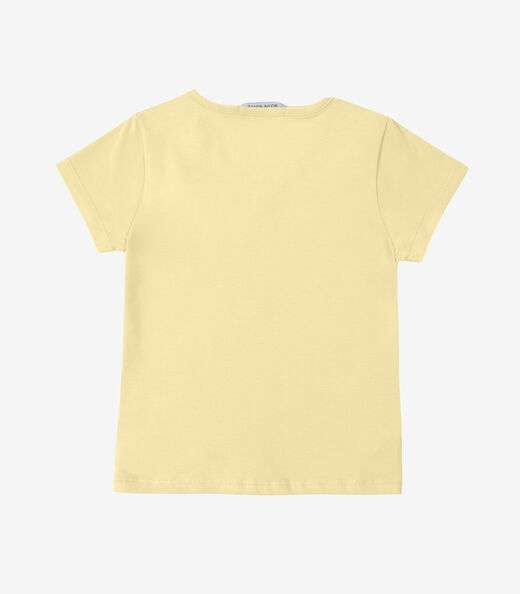 Blusa Infantil Manga Curta Trick Nick Amarelo