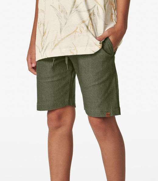 Conjunto Masculino Camiseta com Bermuda Trick Nick Off White