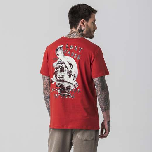 Camiseta Masculina Estampa Rock e Soda