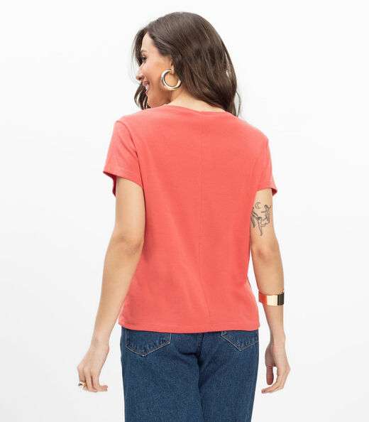 Blusa Feminina Infinita Cor Laranja