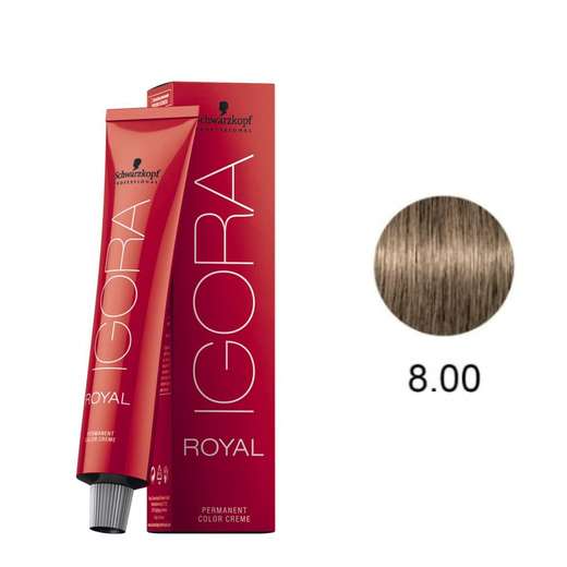 Image_Schwarzkopf Igora Royal Coloração 8-00 Louro Claro Natural Extra 60ml