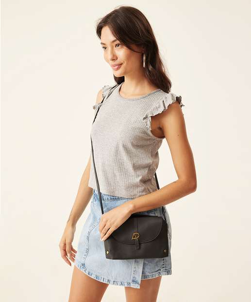 Bolsa Transversal Crossbody Feminina Textura Alice Palucci