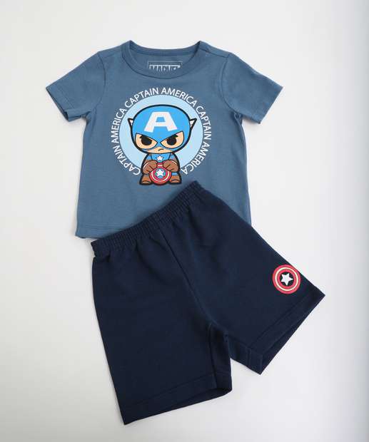Image_Conjunto Infantil Capitão América Marvel Tam 1 a 3 Azul
