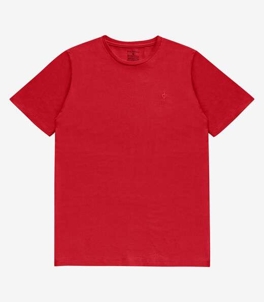Camiseta Masculina Básica Diametro Vermelho
