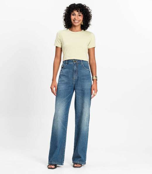 Blusa Básica Feminina Cotton Leve Rovitex Verde