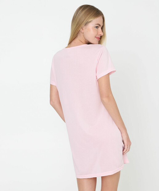 Camisola Feminina Rosa Estampa Capivara Rosa Marisa