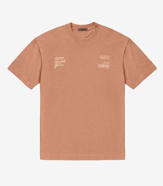 Camiseta Masculina Diametro Marrom