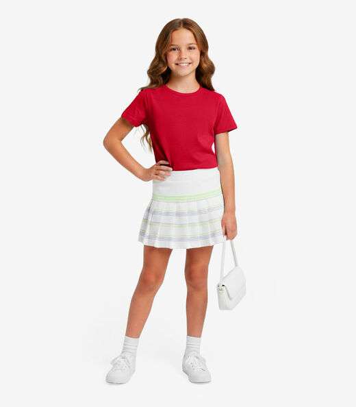 Image_Blusa Básica Infantil Manga Curta Lisa Soletex Vermelho