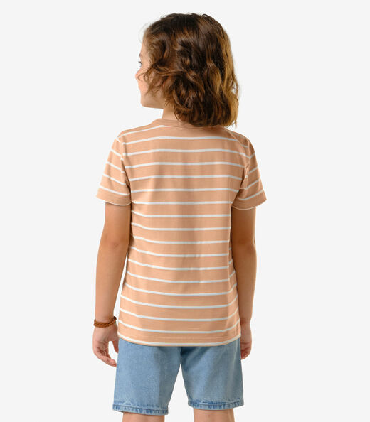 Conjunto Camiseta Com Bermuda Trick Nick Marrom