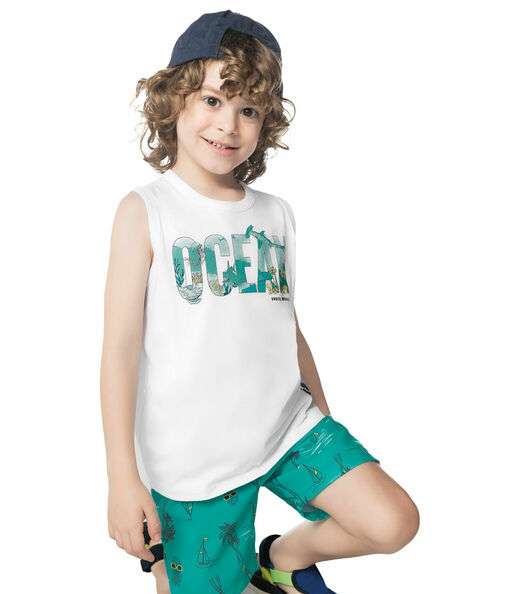 Conjunto Infantil Ocean Rovitex Kids Branco