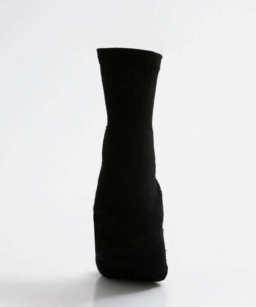 Kit 3 Pares Meias Cano Médio Masculina Esportivas