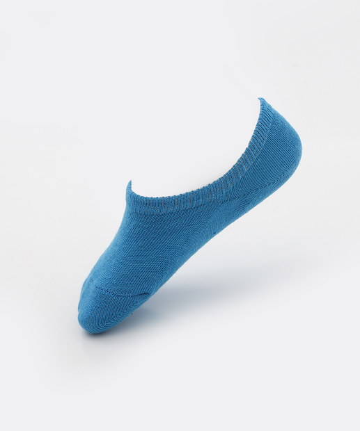 Kit 2 Meias Sapatilha Invisíveil Infantil Marisa Azul