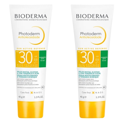 Image_Kit com 2 Unidades de Bioderma Photoderm Antioleosidade Protetor Solar Facial Fp