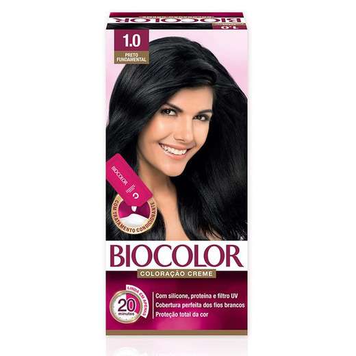 Image_Tinta de Cabelo Biocolor Mini Cor: 1.0 Preto Fundamental