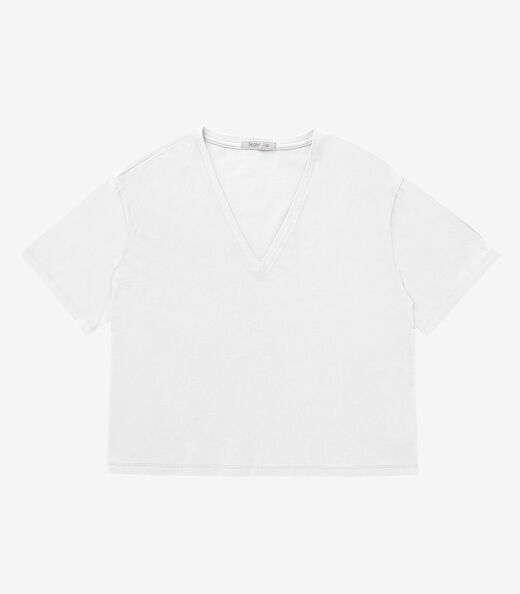 Blusa Meia Malha Plus Size Secret Glam Branco