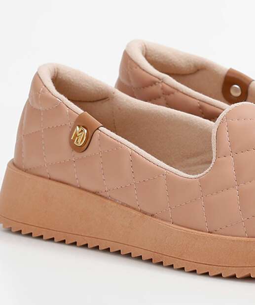Tênis Feminino Slipper Matelassê Tratorado Modare