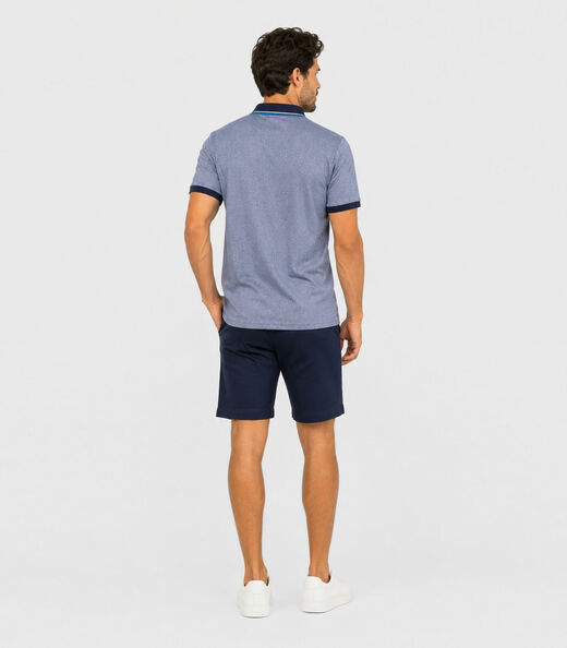 Camisa Polo Masculina Manga Curta Select Cinza