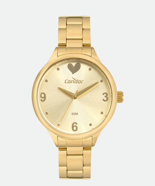 Kit Relógio Feminino Condor CO2035MZYK4X Dourado