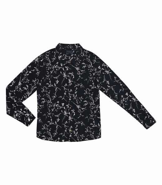 Camisa Manga Longa Masculina Diametro Preto