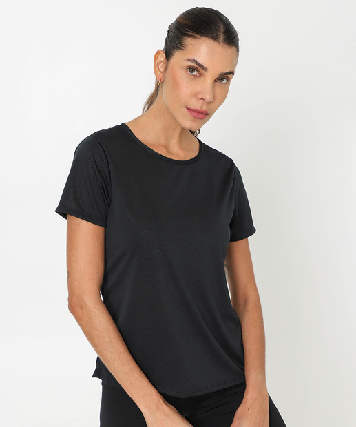 Image_Blusa Feminina Fitness Básica Dry Fit Marisa Preto