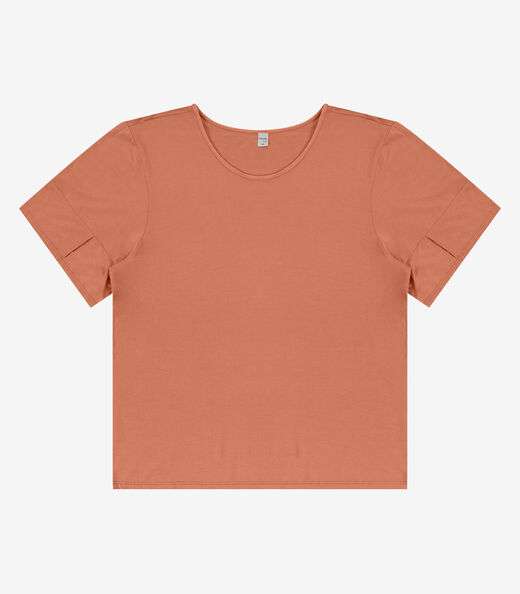 Blusa Plus Size Infinita Cor Rovitex Laranja