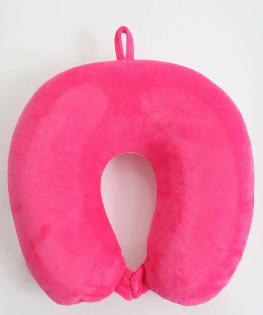 Almofada Pescoço Estampa Corações Marisa