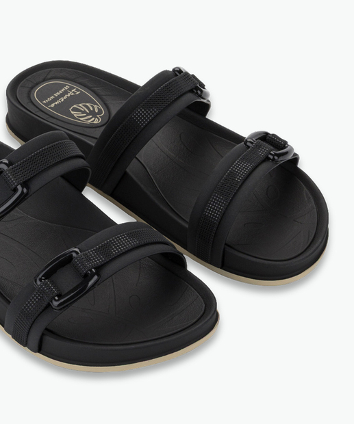 Chinelo Ipanema Feminino Shine Slide Preto