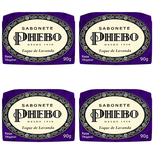 Image_Kit c/4 Sabonetes Phebo Toque De Lavanda 90g cada