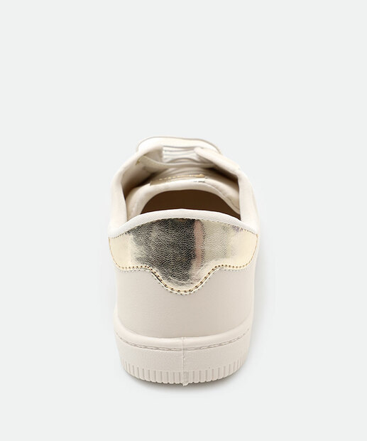 Tênis Casual Feminino Recorte Marisa Off White