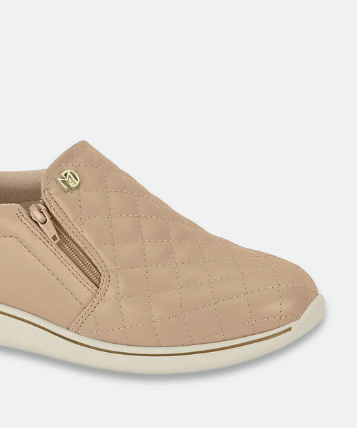 Tênis Slip On Feminino Modare Bege