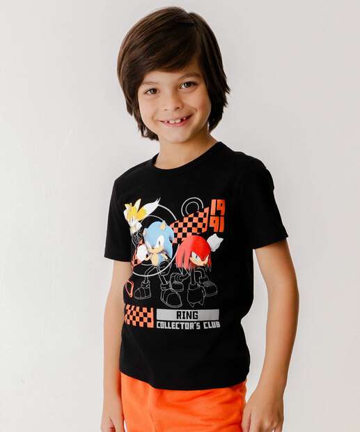 Image_Conjunto Infantil Manga Curta Sonic Tam 4 a 10