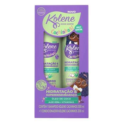 Image_Shampoo e Condicionador Infantil Kolene Cachinhos 300ml e 200ml Cachinhos