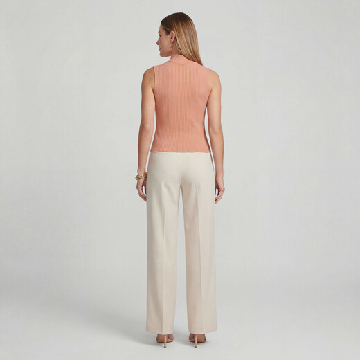 Regata Feminina Ribana Canelada Infinita Cor Marrom