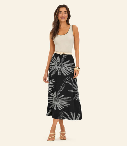 Regata Feminina Ribana de Viscose Rovitex Bege