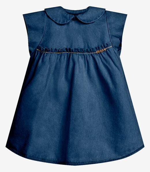 Image_Vestido Infantil Feminino Jeans  Trick Nick Azul