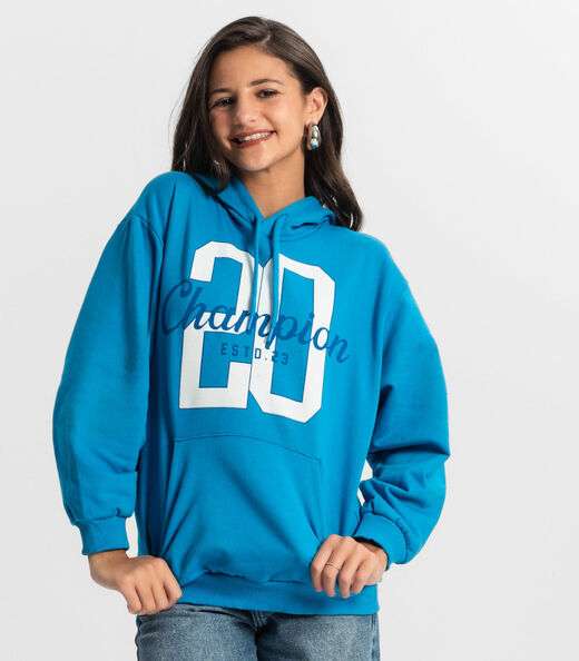 Image_Moletom Juvenil Feminina  Minty Azul