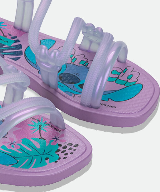 Sandália Ipanema Infantil Stitch Disney Solar