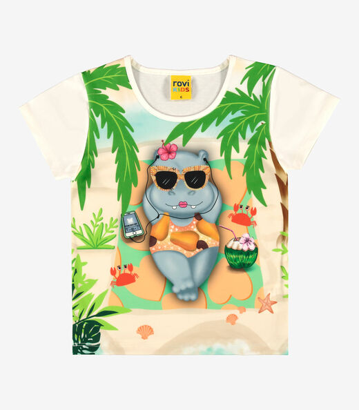Blusa Infantil Rovi Kids Bege