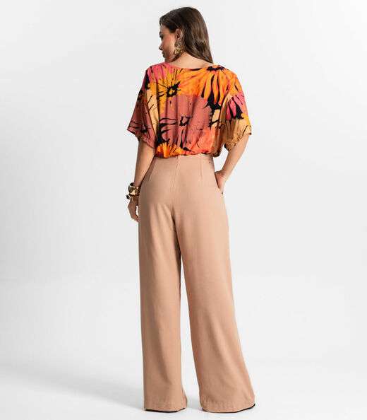 Calça Pantalona Feminina Endless Marrom