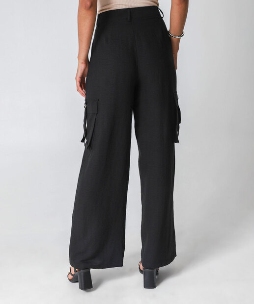 Calça Feminina Pantalona Marisa Preto