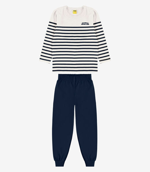 Image_Conjunto Camiseta com Calça Malhão Fruit Rovi Kids Azul