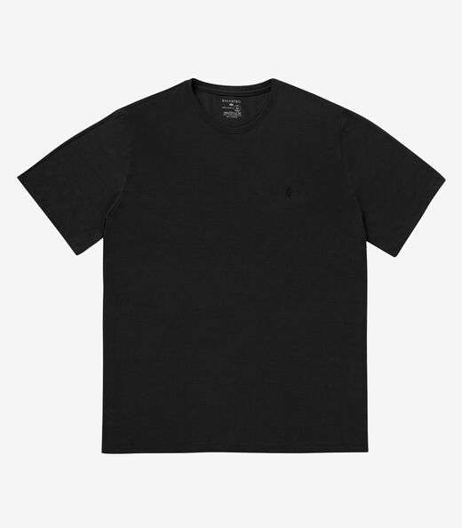 Camiseta Básica Masculina Plus Size Diametro Preto