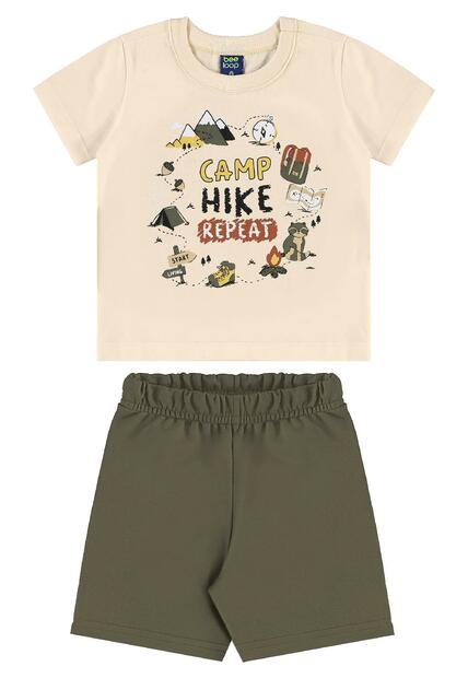 Conjunto Camiseta Camp e Hike Bee Loop
