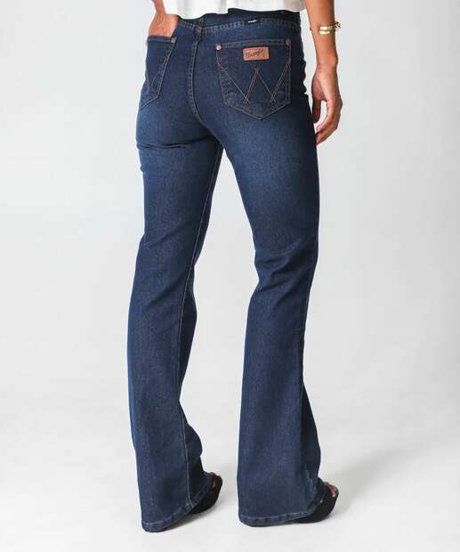 Calça Jeans Flare Feminina Cintura Alta