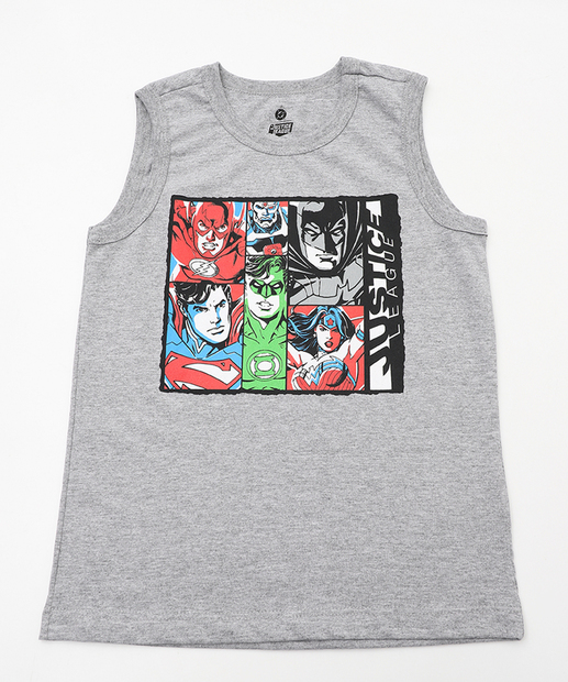 Regata Infantil Masculina Liga da Justiça