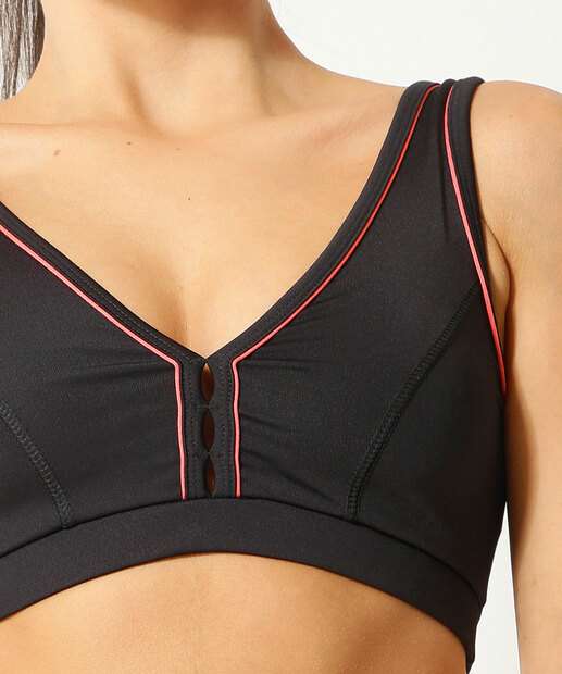 Top Feminino Fitness Detalhe Marisa