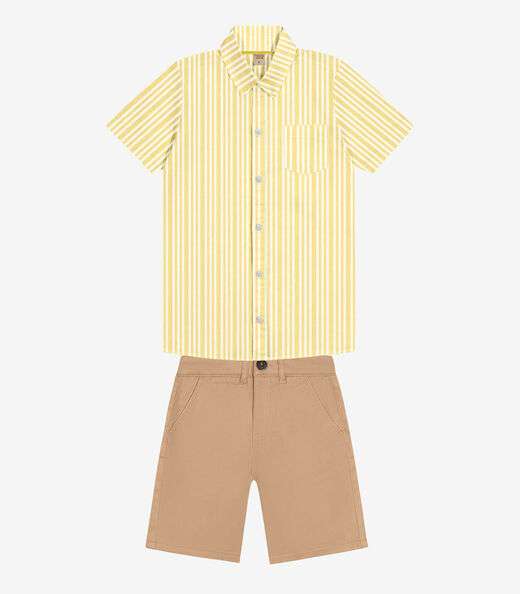 Image_Conjunto Camisa com Bermuda Trick Nick Amarelo