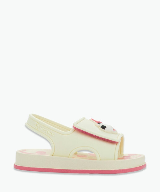 Chinelo Ipanema Infantil Slide Minnie Disney Bege