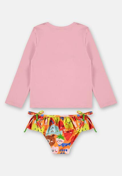 Biquíni Manga Longa Infantil FPSe50 Up Baby