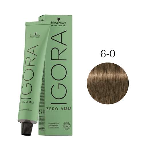 Image_Schwarzkopf Igora Zero AMM 6-0 Louro Escuro Natural 60mL